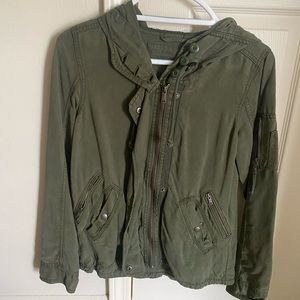 American Eagle green army jacket